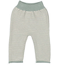 MarMar Trousers - Knitted - Pira - Dusty Jade Stripe