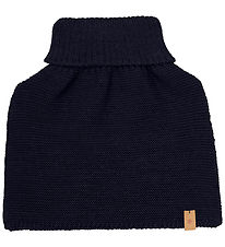 Huttelihut Nekwarmer - Wol - Gebreid - Dark Navy