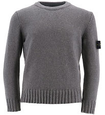 Stone Island Bluse - Strick - Grau Meliert
