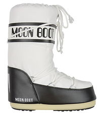 Moon Boot Winter Boots - Icon Nylon - Black/White