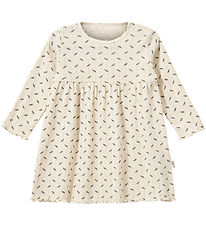 Sofie Schnoor Kleid - Sicht - Antique White m. Print/Lochmuster