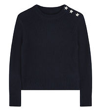 Zadig & Voltaire Genser - Ull/Polamid - Natt m. Stjerner