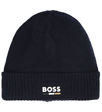 BOSS Beanie - Knitted - Navy