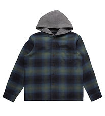 Billabong Shirt w. Hood - Baja - Green/Blue