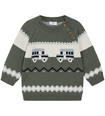 Hust and Claire Blouse - Knitted - Pallet - Pineneedle w. Cars