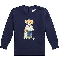 Polo Ralph Lauren Sweatshirt - Navy m. Knuffel