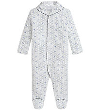 Polo Ralph Lauren Nattdag - Vit/Blårandig m. Djur