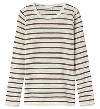 Name It Blouse - Wool - NkfWang - Snow White/Sparrow