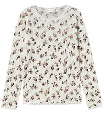 Name It Blouse - Wool - NkfWang - Snow White/AOP