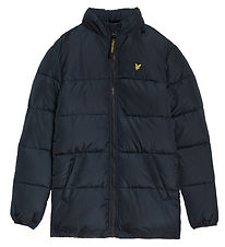Lyle & Scott Fóðraður jakki - Puffer - Dark Dökkblátt