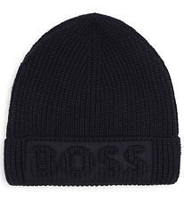 BOSS Beanie - Knitted - Navy