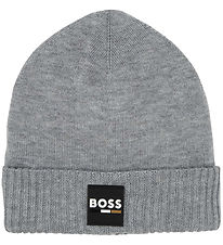 BOSS Beanie - Knitted - Grey Melange