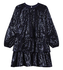 Billieblush Jurk - Royal Blue/Pailletten