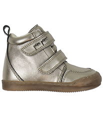 Pom Pom Winter Boots - Sneaker Wool Booty - Metallic Asphalt w.