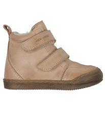 Pom Pom Winter Boots - Sneaker Wool Booty - Old Rose