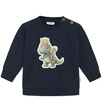 Hust and Claire Sweatshirt - Sofus - Navy m. Tiere
