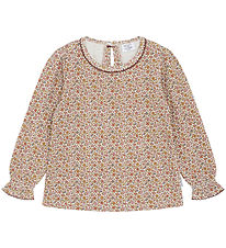 Hust and Claire Blouse - Waffle Fabric - Ariella - Oat Milk w. F