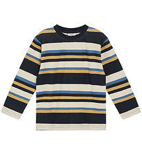 Hust and Claire Blouse - Anton - Navy w. Stripes