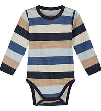 Hust and Claire Bodysuit L/æ - Wool/Bamboo - Baloo - Cloud Blue 
