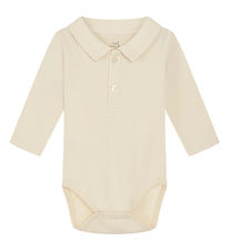 Hust and Claire Polo body L/æ - Wool/Bamboo - Baldur - Ecru