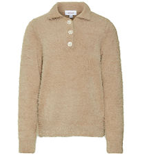 Vero Moda Girl Blússa - Prjónað - VmBess - Silfur Minkur