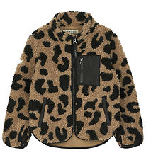 Liewood Fleece Jacket - Nolan - MEGA Leo/Oat Mix