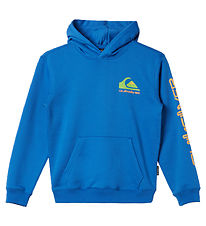 Quiksilver Hoodie - Omni Logo - Blue w. Orange