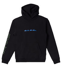 Quiksilver Hettupeysa - Grafík - Svart M. Prentað