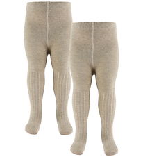 Name It Tights - Rib - Noos - NknPantyhose - 2-Pack - Pure