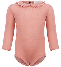 Minimalisma Bodysuit L/æ - Rib - Wool - Athena - Cloudberry