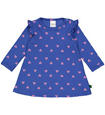 Freds World Kleid - Rib - Heart - Stern Blue/Pink Haze