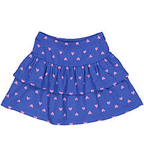 Freds World Skirt - Rib - Heart - Star Blue/Pink Haze
