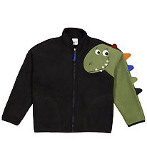 Freds World Fleece Jacket - Black w. Dino