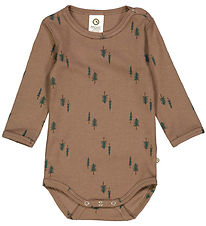 Müsli Bodysuit L/æ - Rib - Pine - Shade/Balance Green/Bark