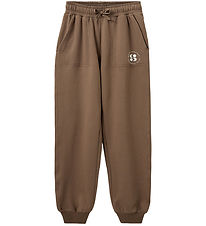 Sofie Schnoor Joggingbuxur - Mið Brown