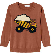 Name It Blouse - Knitted - NmmNefolle - Baked Clay