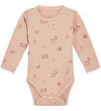 Hust and Claire Bodysuit L/æ - Wool/Bamboo - Baloo - Rose Cloud