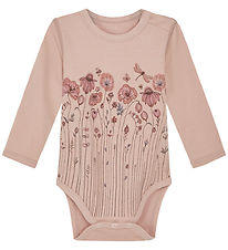 Hust and Claire Bodysuit L/æ - Wool/Bamboo - Baloo - Rose Cloud