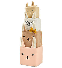 Jouet d'Activité Fabelab - Blocs de tissu - Lapins - Multi Colou