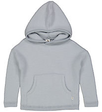 Müsli Hoodie - Woolly - Fleece/Merino wool - Jasmine Blue