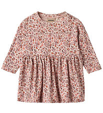 Wheat Dress - Emmy - Pale Rose Flowers