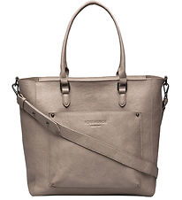 Rosemunde Shopper w. Clutch - 2 In 1 - Grey Black/Oxide