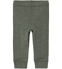 Name It Leggings - Wool - Noos - NbmWang - Mulled Basil