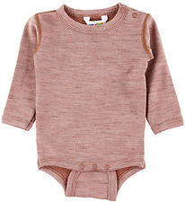 Joha Bodysuit L/æ - Wool - Rust