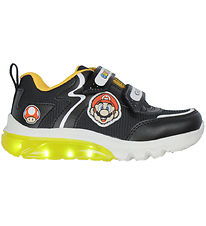 Geox Schuhe m. Light - J Ciberdron - Super Mario - Schwarz/Gelb