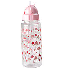 Rice Trinkflasche - 500 ml - Pink/Happy Forest
