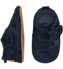 Melton Soft Sole Leather Shoes - Navy