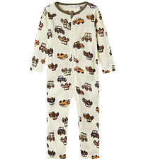 Name It Ullpyjamasdräkt - NmmWang - Snow White m. Bilar