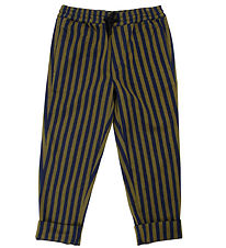 Danefæ Trousers - Danefrede Stretch Canvas Pants - Olive/Dark Na