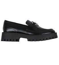 Steve Madden Shoe - Lando-CN Loafer - Black Leather